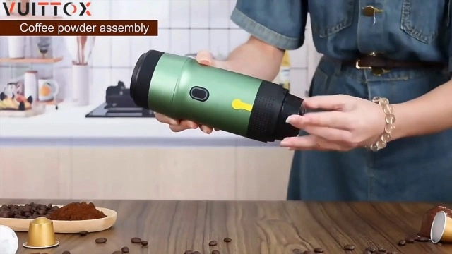 Portable Espresso Maker - 80 Milliliters Ground Coffee Original Capsules Dolce Gusto Pods