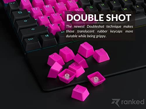 Rubber Keycap Set - OEM Profile Pistachio 23 Keys