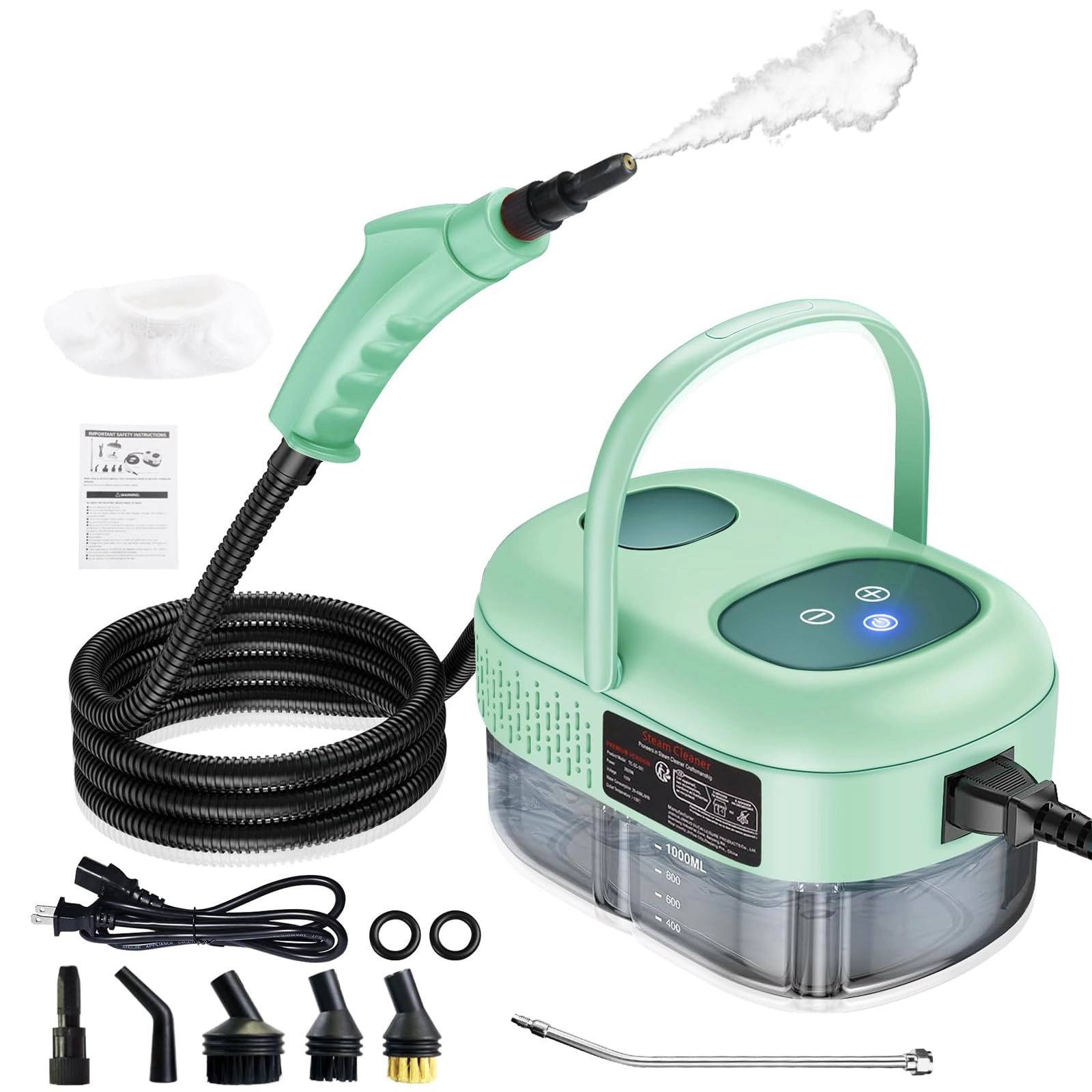 steam cleaner for home - 1100 Milliliters