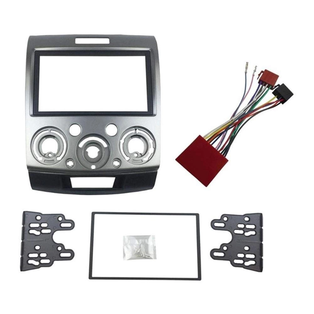 Double Din Stereo Panel Fascia - Ford Everest Ranger Mazda BT-50 BT50 2006 up 2006-2010 2006-2011