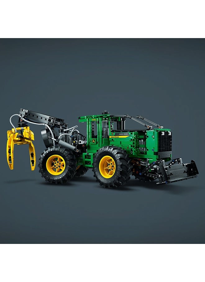 Technic John Deere 948L-II Skidder (42157) - Pneumatic functions 4-wheel drive