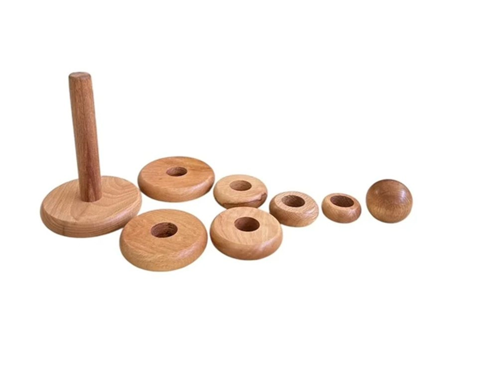 Stacking Rings - Suitable for 12 months and above 8 Pcs