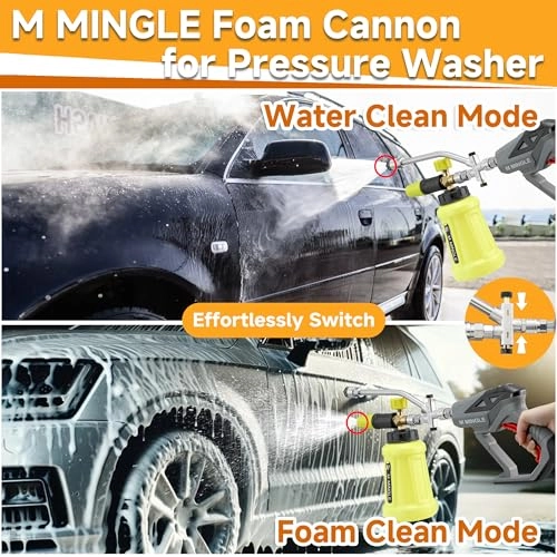 High Pressure Washer Gun - Foam Cannon Dual Connector Kit
