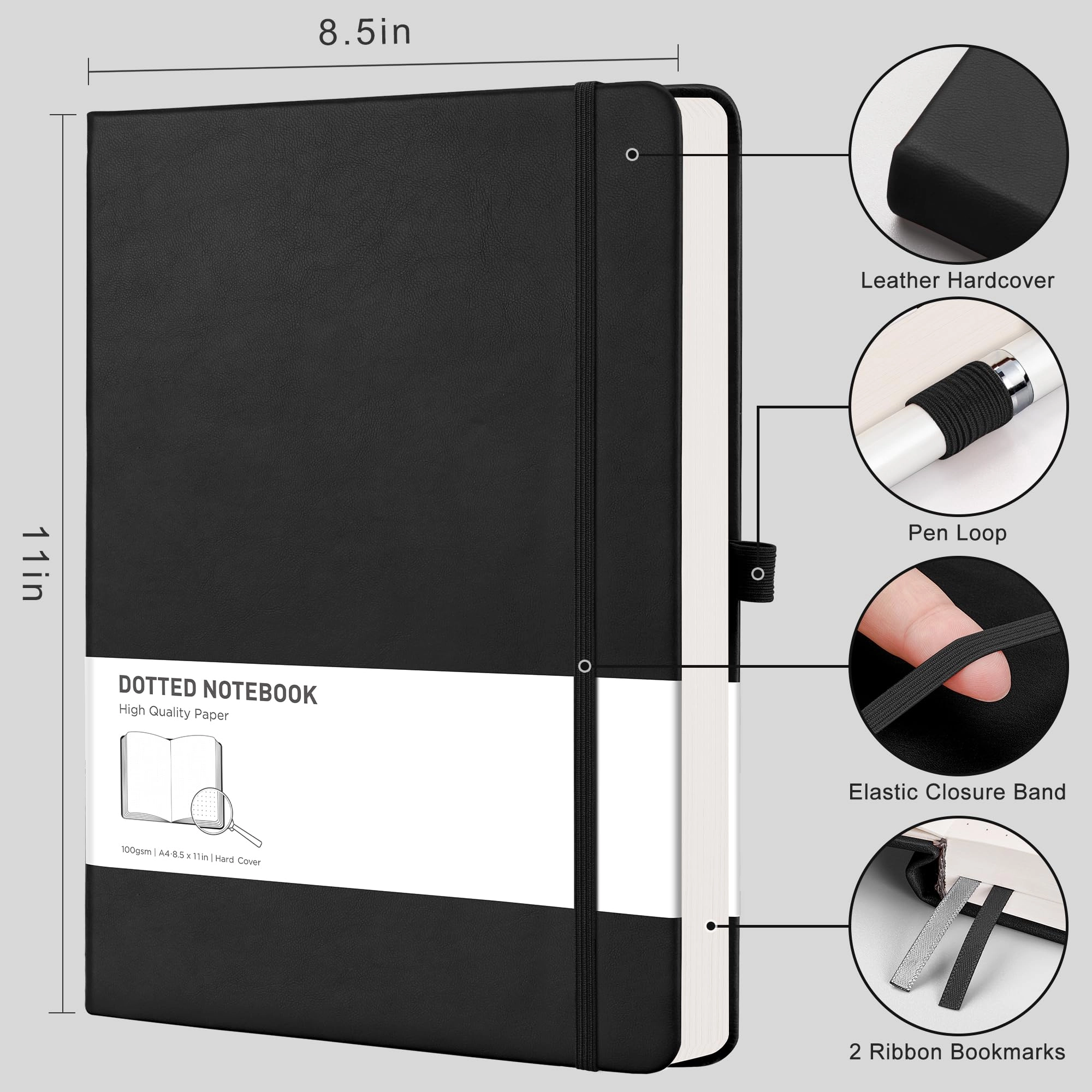 Notebook A4 Hardcover - Blank 192 Pages