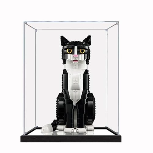 Clear Acrylic Display Case - Dustproof 27 x 27 x 37 cm