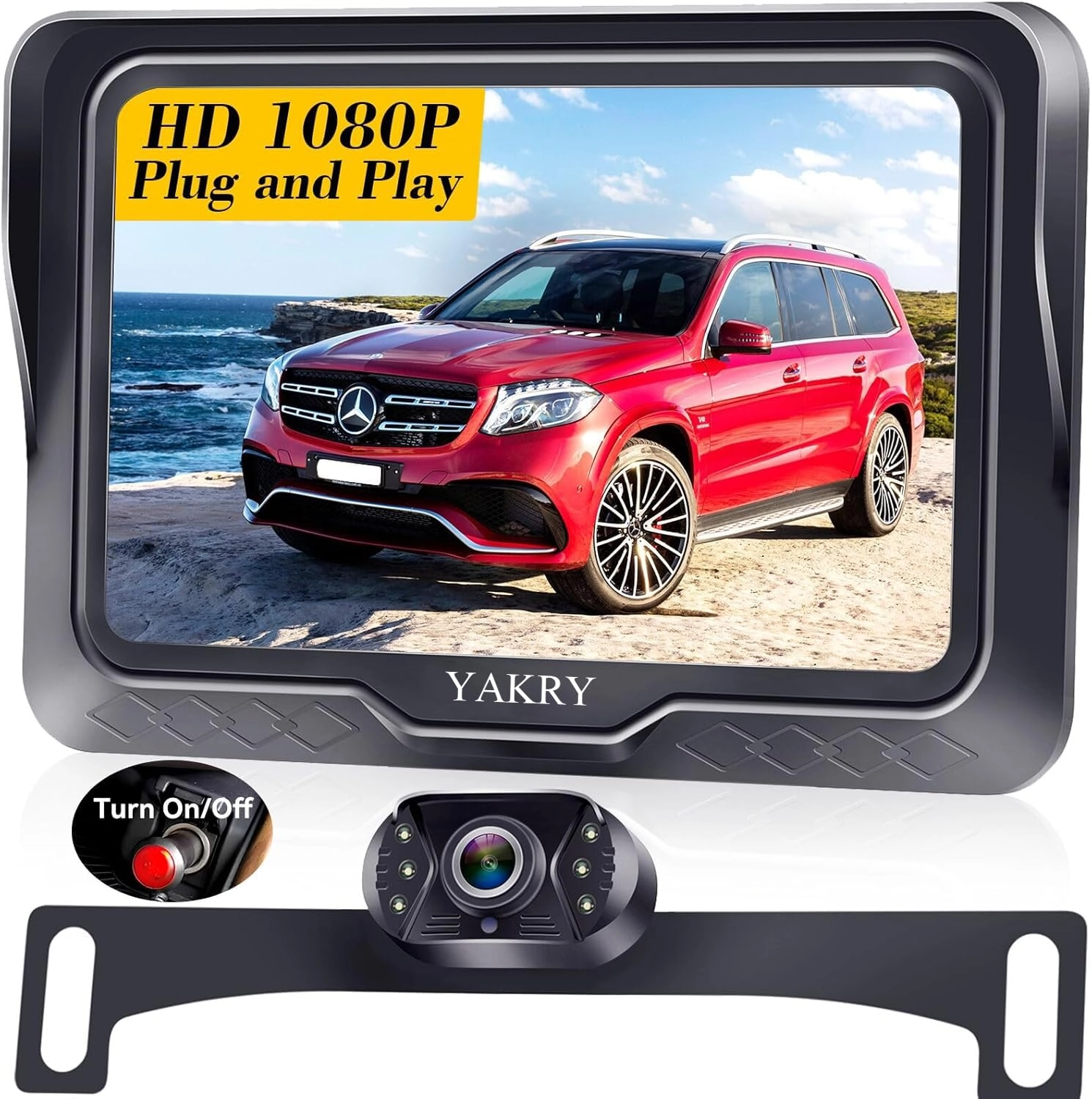 Yakry Backup Camera - Night Vision 1080P