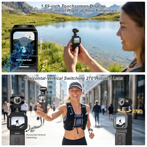 5K Pocket Vlogging Camera