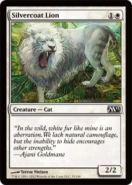 Magic: the Gathering Silvercoat Lion 35 - 2013