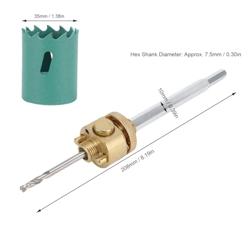 Quick Hole Opener - 35mm wood plastic composite panels
