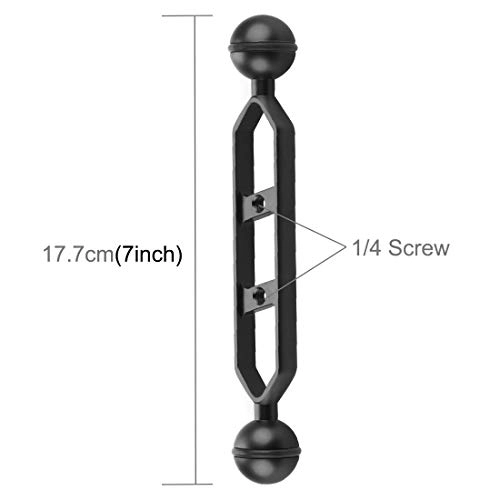 Dual Balls Arm - 7.0 inch 17.8cm Aluminum Alloy