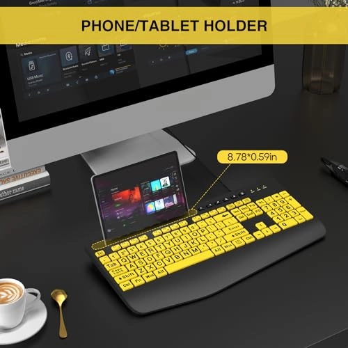Large Print Backlit Keyboard - Standard Wired