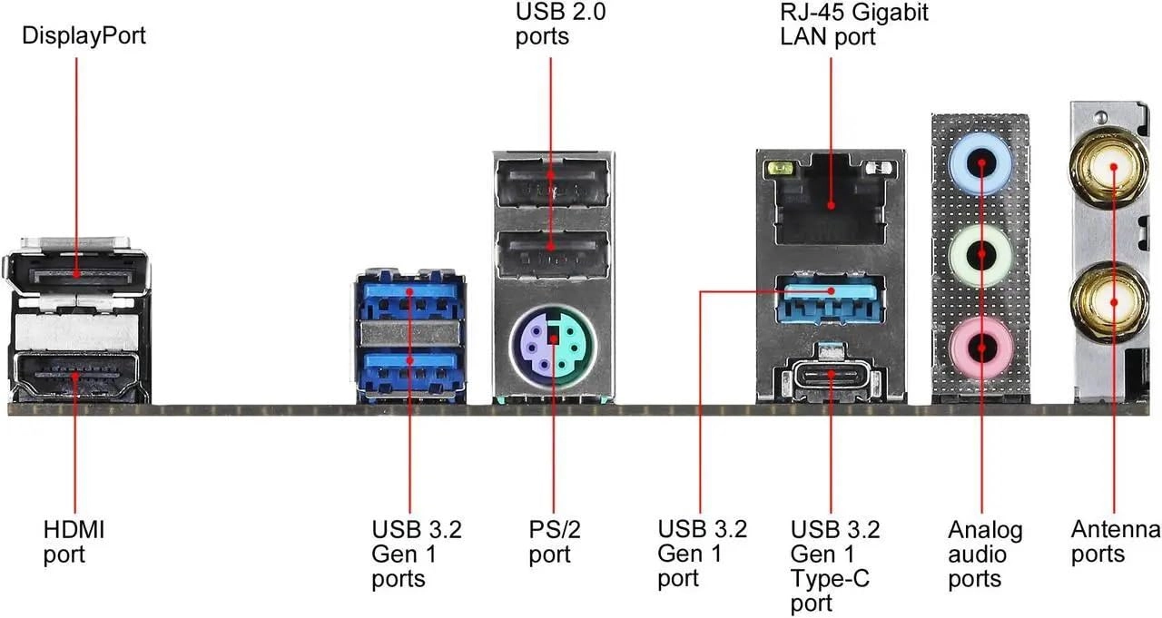 B550M-ITX/AC - AM4 DDR4 4733+ DisplayPort HDMI