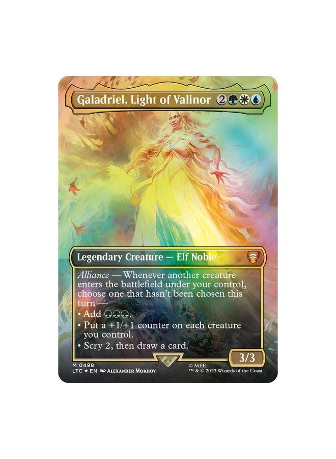 The Lord of The Rings: Tales of Middle-Earth Scene Box - 6 Scene Cards 6 Art Cards 3 Set Boosters Display Easel