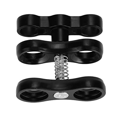 Mini Diving Light Clamp - Aluminium Alloy 360° Rotation Black