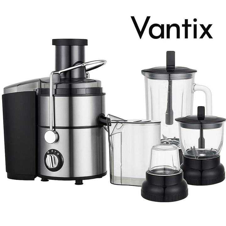 Vantix 4 in 1 Slow Juicer Extractor Machine - 800W