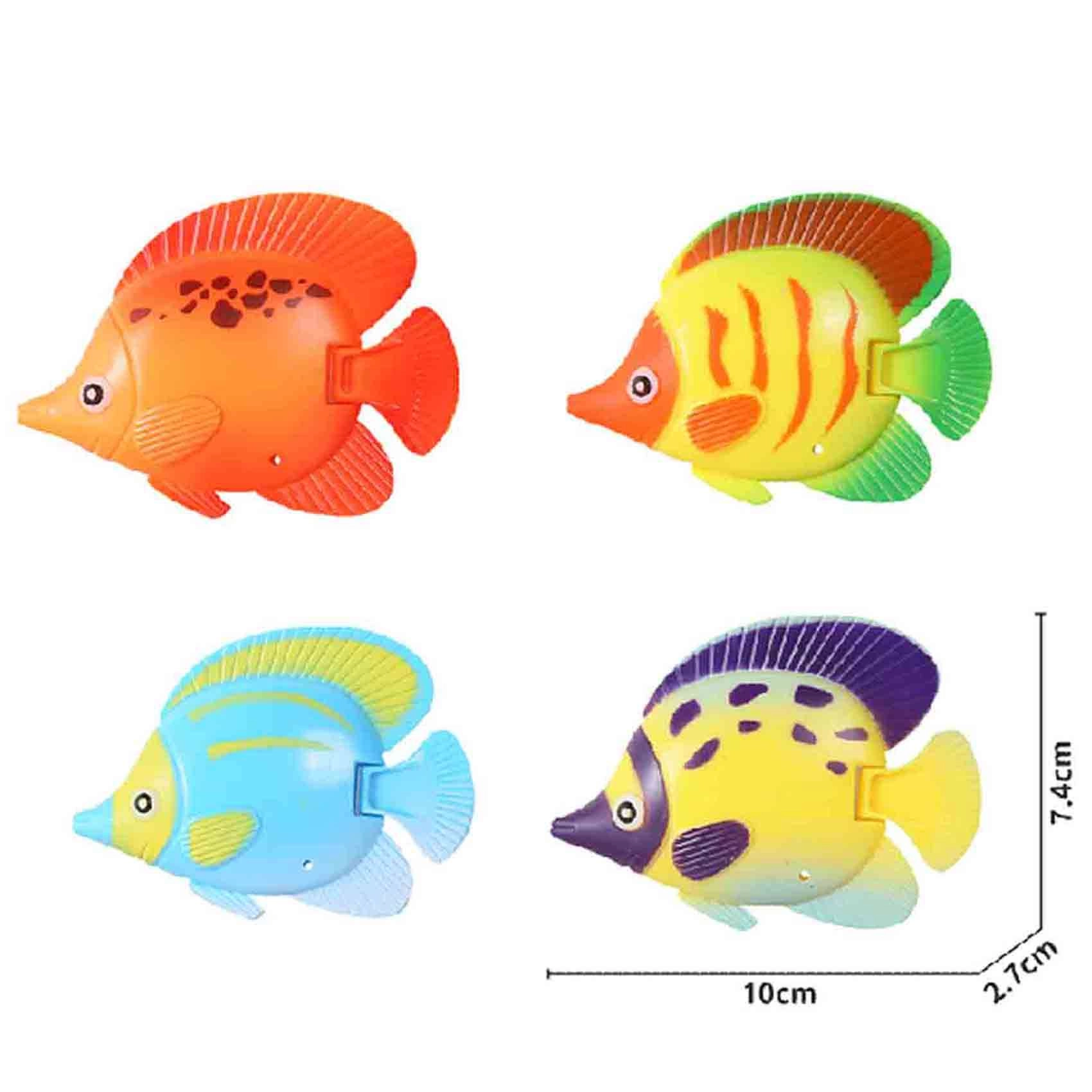 Diving Regal Fish Toys - 4-piece Assorted Colors