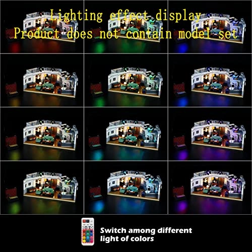 Set of Lights - Remote Control Compatible with Lego Ideas Seinfeld