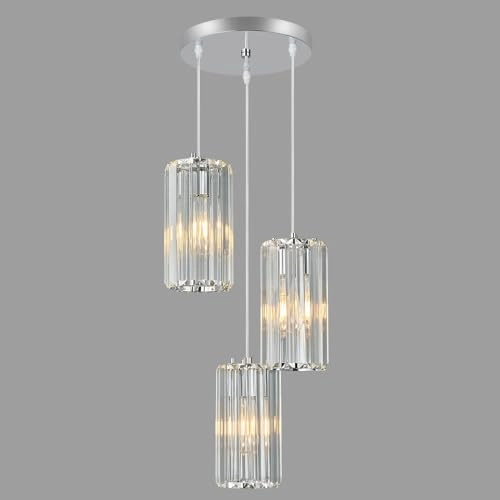 Chandelier - 3-Luces Chrome Crystal