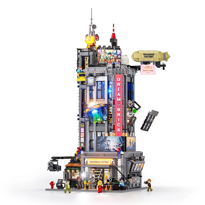 Lumibricks Film Studio Tower - 8 mini figures 3891 pcs