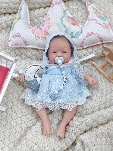 Reborn Baby Doll - 7" Silicone Baby Girl Ages 3+