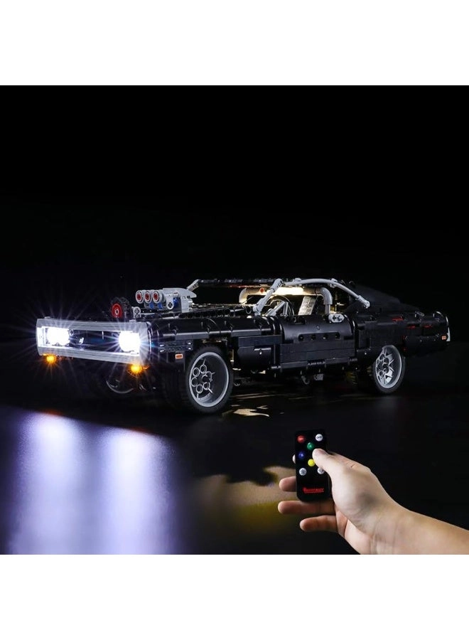 Led Lighting Kit for Technic Fast & Furious Dom’s Dodge Charger - Compatible with 42111