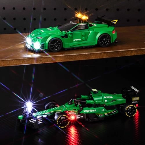 LED Light Set - LEGO 76925 Aston Martin Safety Car & AMR23 5V
