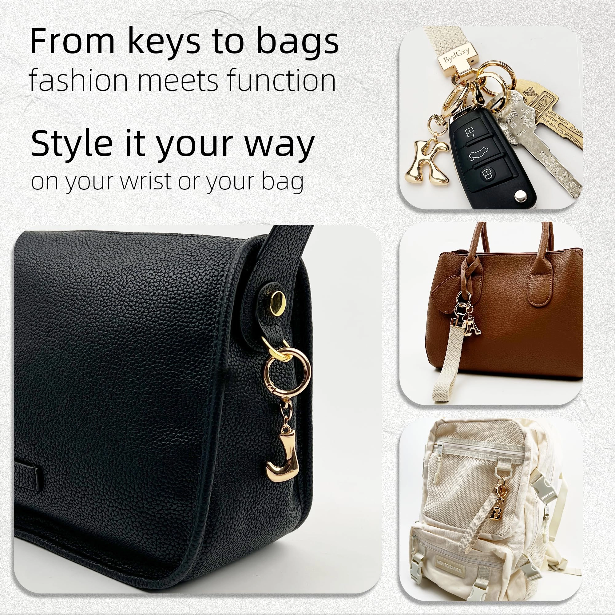 Initial Keychain - Letter