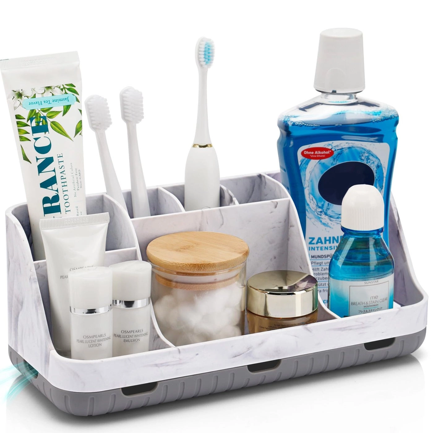 Bathroom Countertop Organizer - 7 Slots