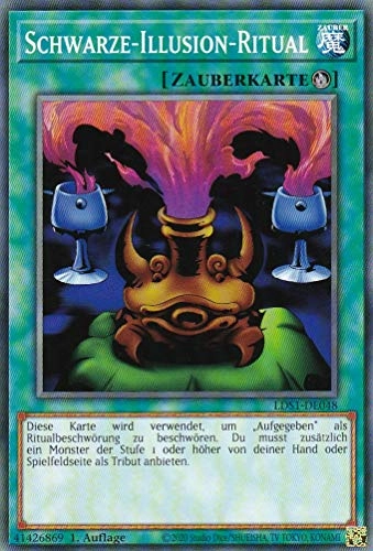 Yugioh Black Illusion Ritual LDS1-DE048 - German