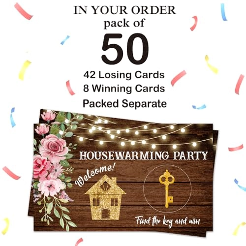 Housewarming Scratch Off Game - 12 years and up 50 cards