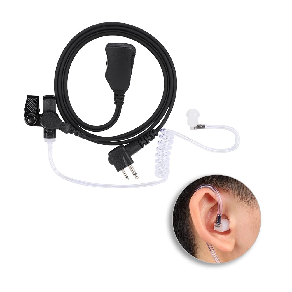 XUMIUZIY Acoustic Earpiece - In Ear 2 Pin