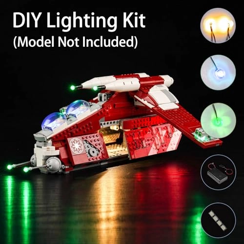 LED Light Kit for LEGO Coruscant Guard Gunship 75354
