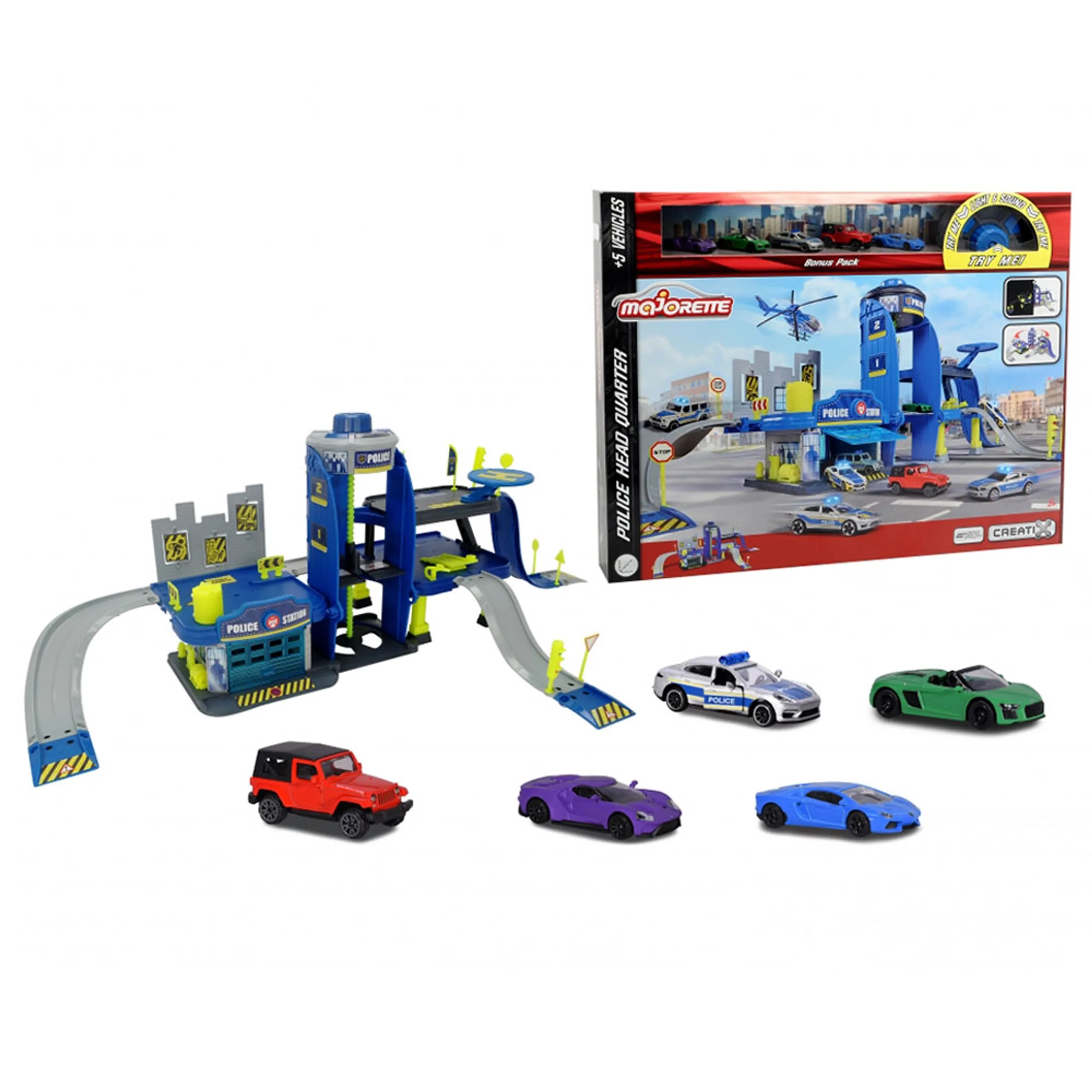Creatix Police Playset - over 100 parts