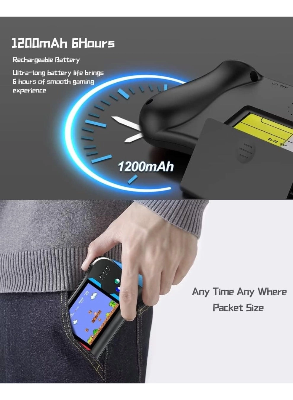 Retro Portable Game Console