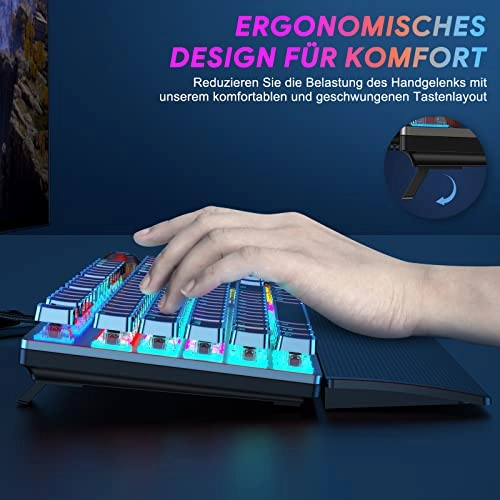 Mechanical Gaming Keyboard - QWERTZ Wired