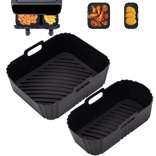 Dual Air Fryer Silicone Liners - Silicone Two piece(s)