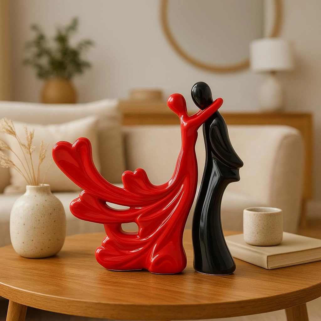 LIFEHACKS, LIFEHACKS, A13 VIKAS MARG, JAIPUR 302015 Romantic Couple Statues - Resin Pack