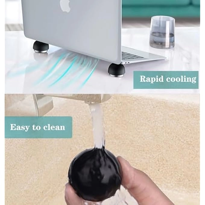 Laptop Cooling Pad Stand - Quiet Fan Height Adjustable USB Interfaces