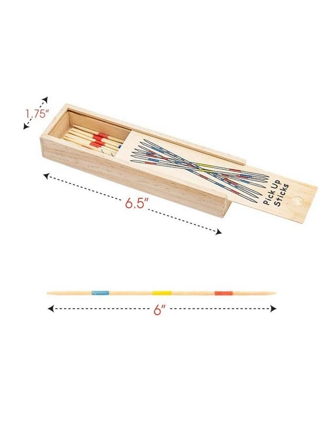 Wooden Pick Up Sticks - English