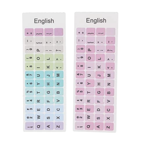 Keyboard Stickers - 2pcs English PVC