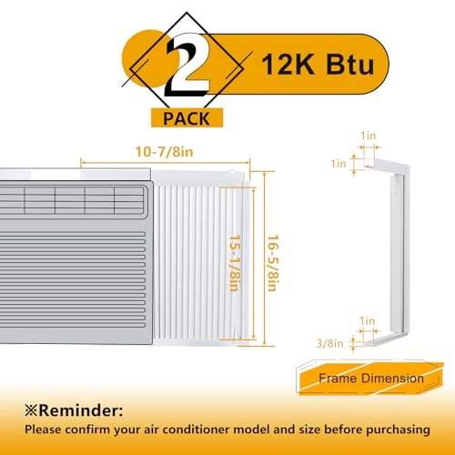 Window Air Conditioner Side Panel and Frame Set - 3516.85 watts