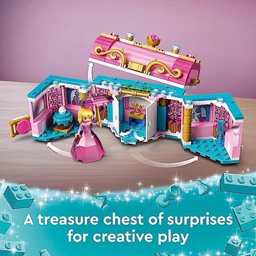 Disney Princess Aurora, Merida & Tiana’s Enchanted Creations (43203) - 558-piece Diamond Dress Set