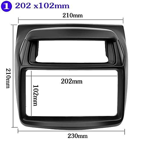Radio Trim Dash Frame - Pajero Sport Triton L200 2014