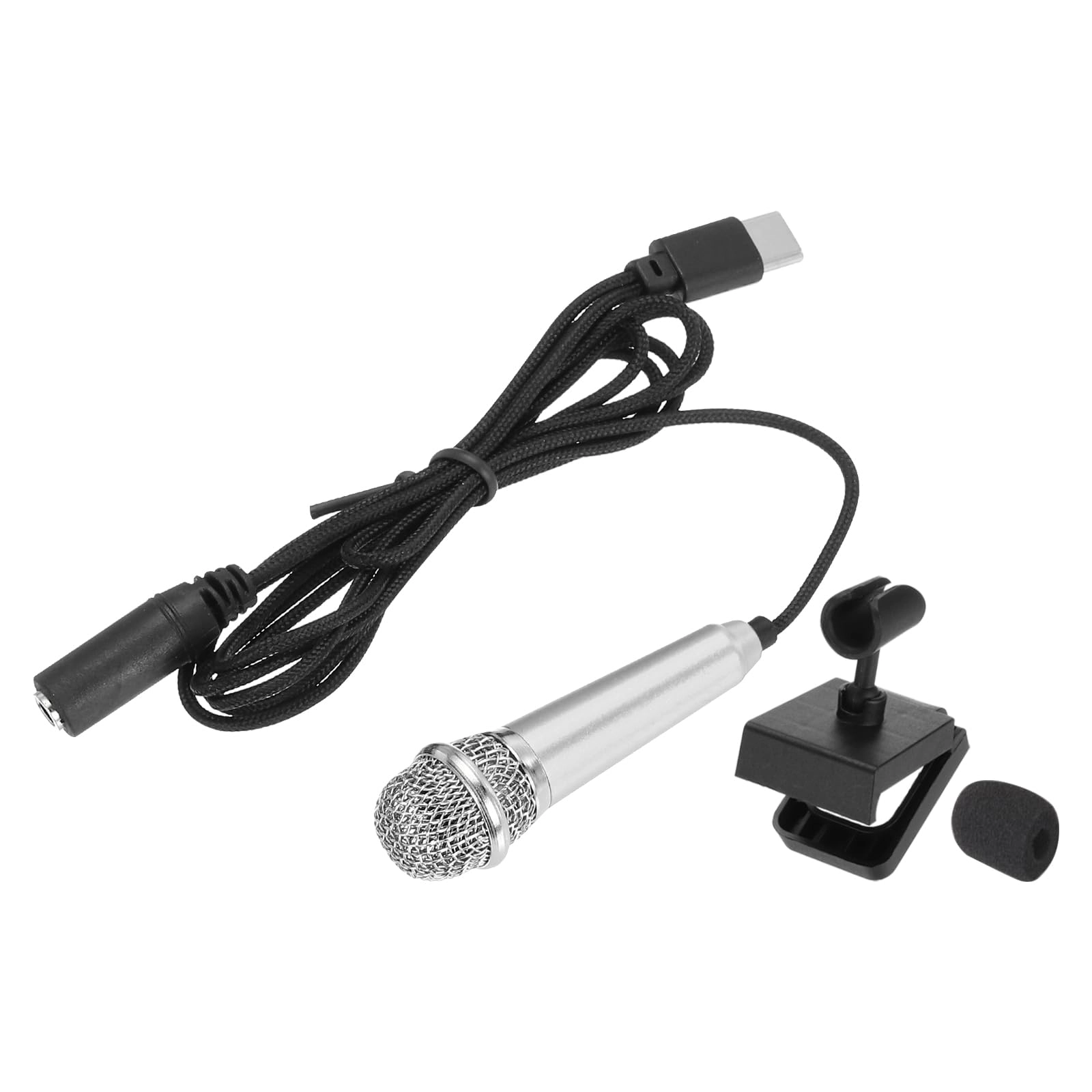 Mini Microphone USB+3.5mm-Mini-Jack Microphone