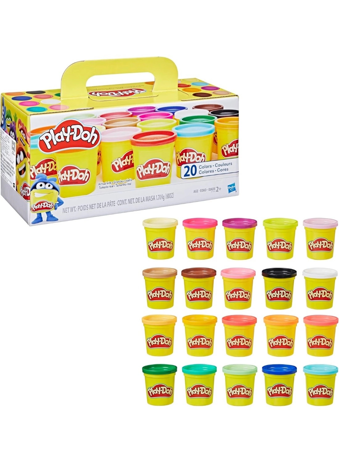 Play-Doh Super Color Pack - 86g 20pcs.