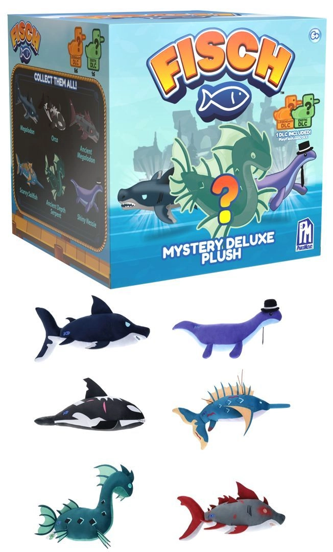PHATMOJO Fisch Mystery Deluxe Plush 9.9 cm