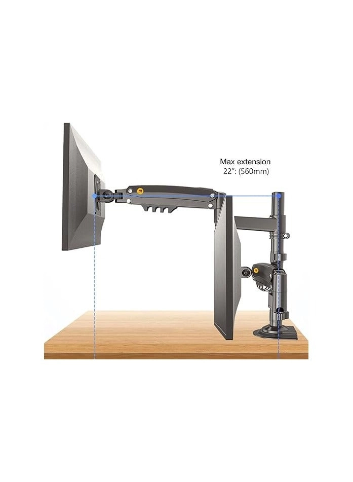 H180 - Dual Arm 27 in 75x75mm 100x100mm