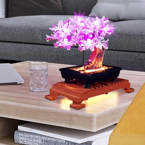 LED Light Set for Lego 10281 Bonsai Tree - pink USB