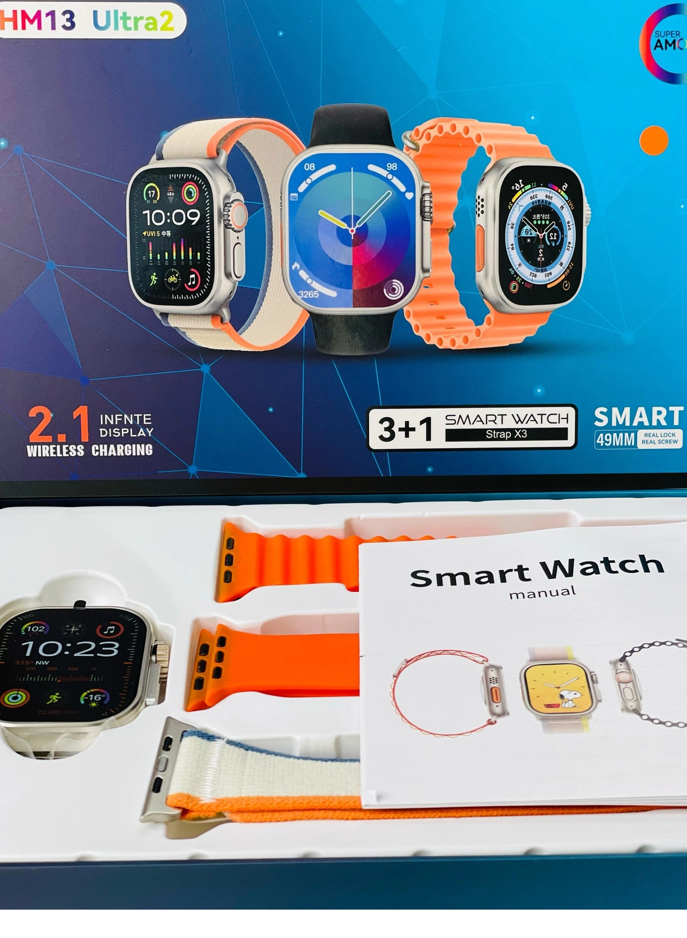 Smart Watch Ultra - Bluetooth Calling Color Screen + Collectible Figurine