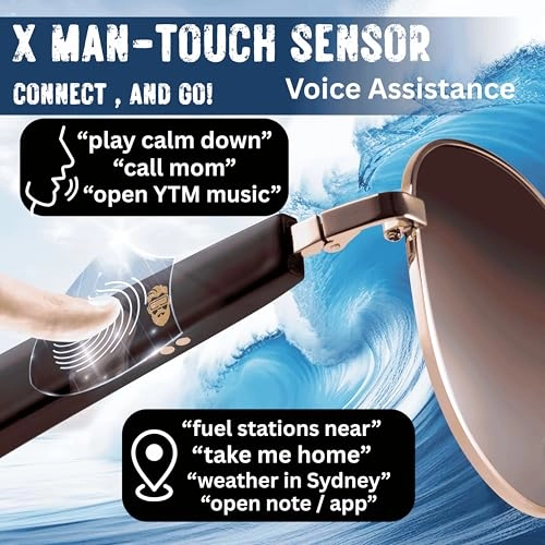 Alpha - Smart Sunglasses Bluetooth 5.3 120H Standby